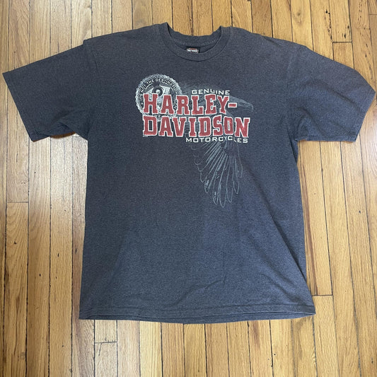 Harley-Davidson Shirt Mens 2XL Route 66 Bourbeuse Valley Eagle Motorcycle USA