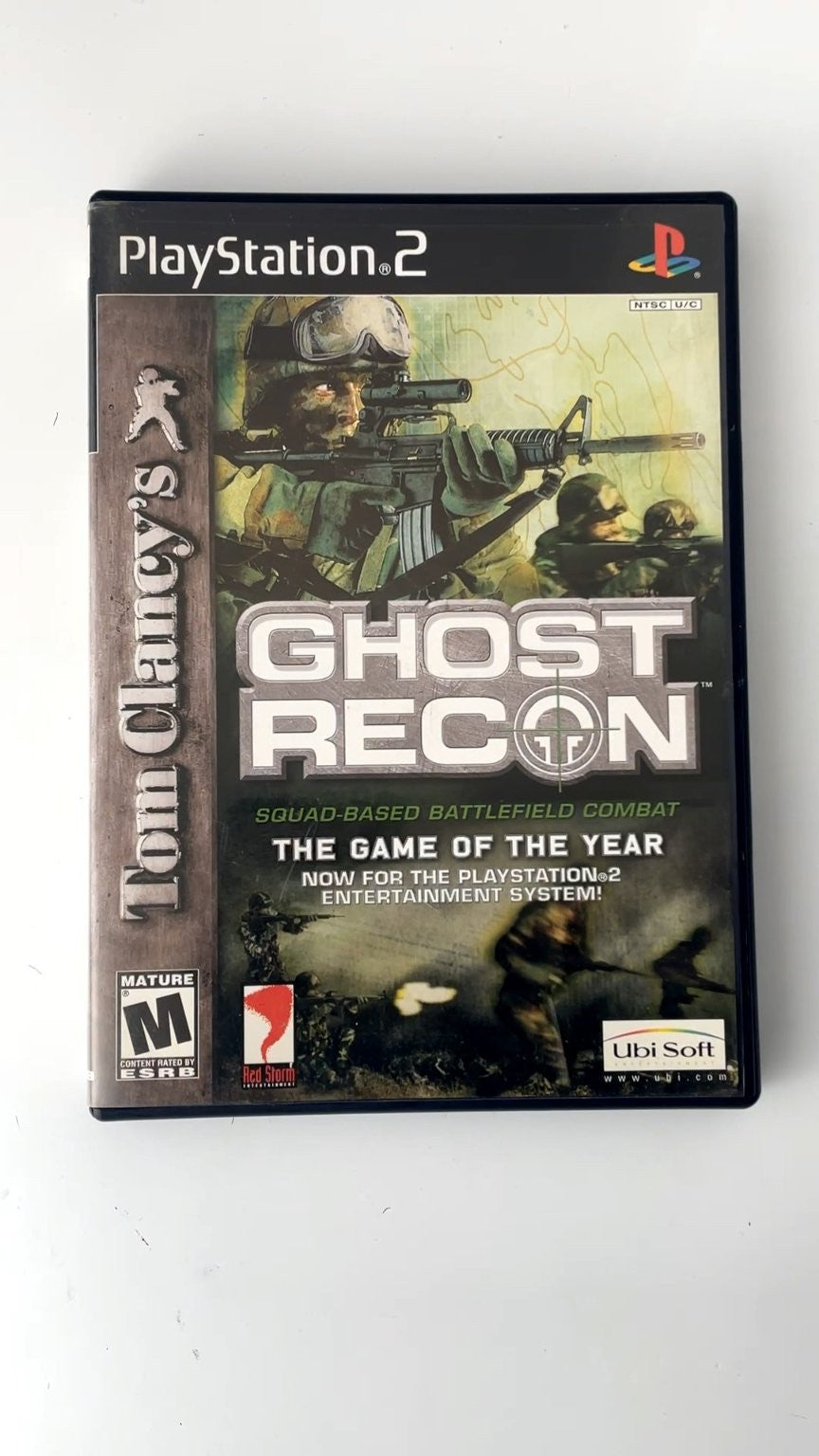 Tom Clancy's Ghost Recon PlayStation 2 Video Game Multiplayer NO MANUAL TESTED