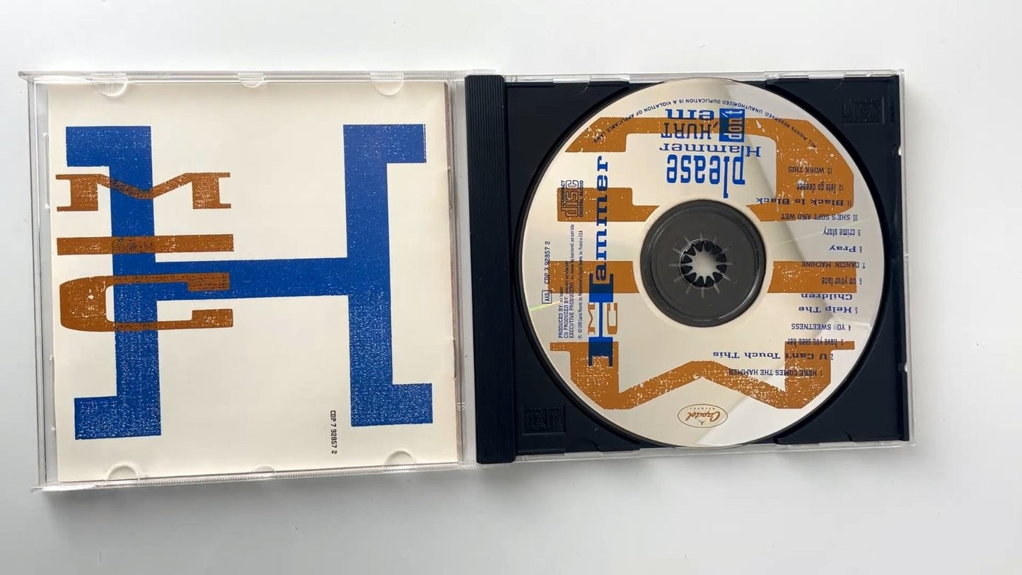 M.C. Hammer - Please Hammer Don't Hurt 'Em CD 1990 Hip Hop Capitol