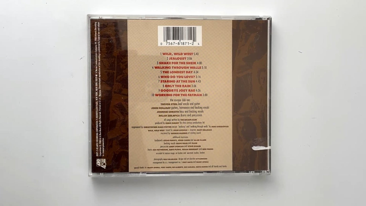 The Escape Club - Wild Wild West CD 1988 Hit Single Rock Atlantic