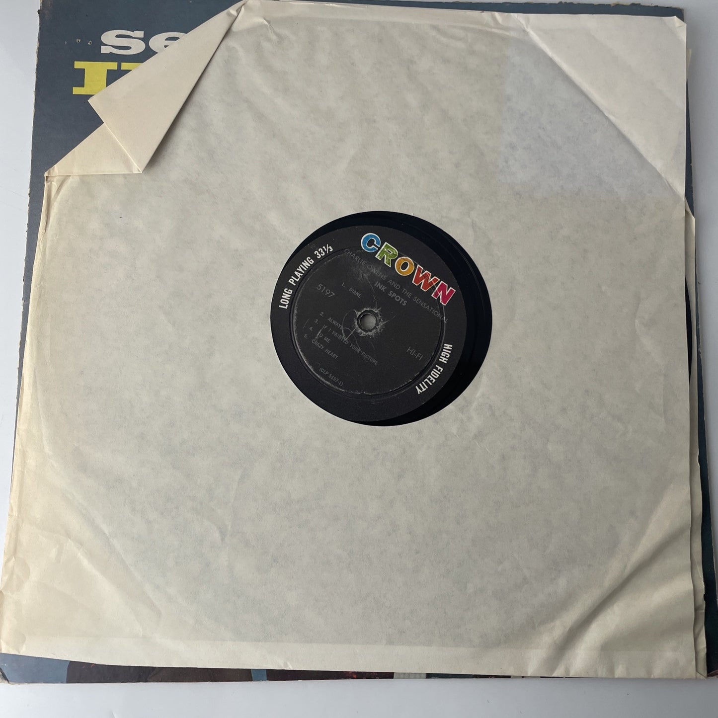 Charlie Owens ‎– Sensational Ink Spots 1961 LP Vinyl Record Album CLP 5197*