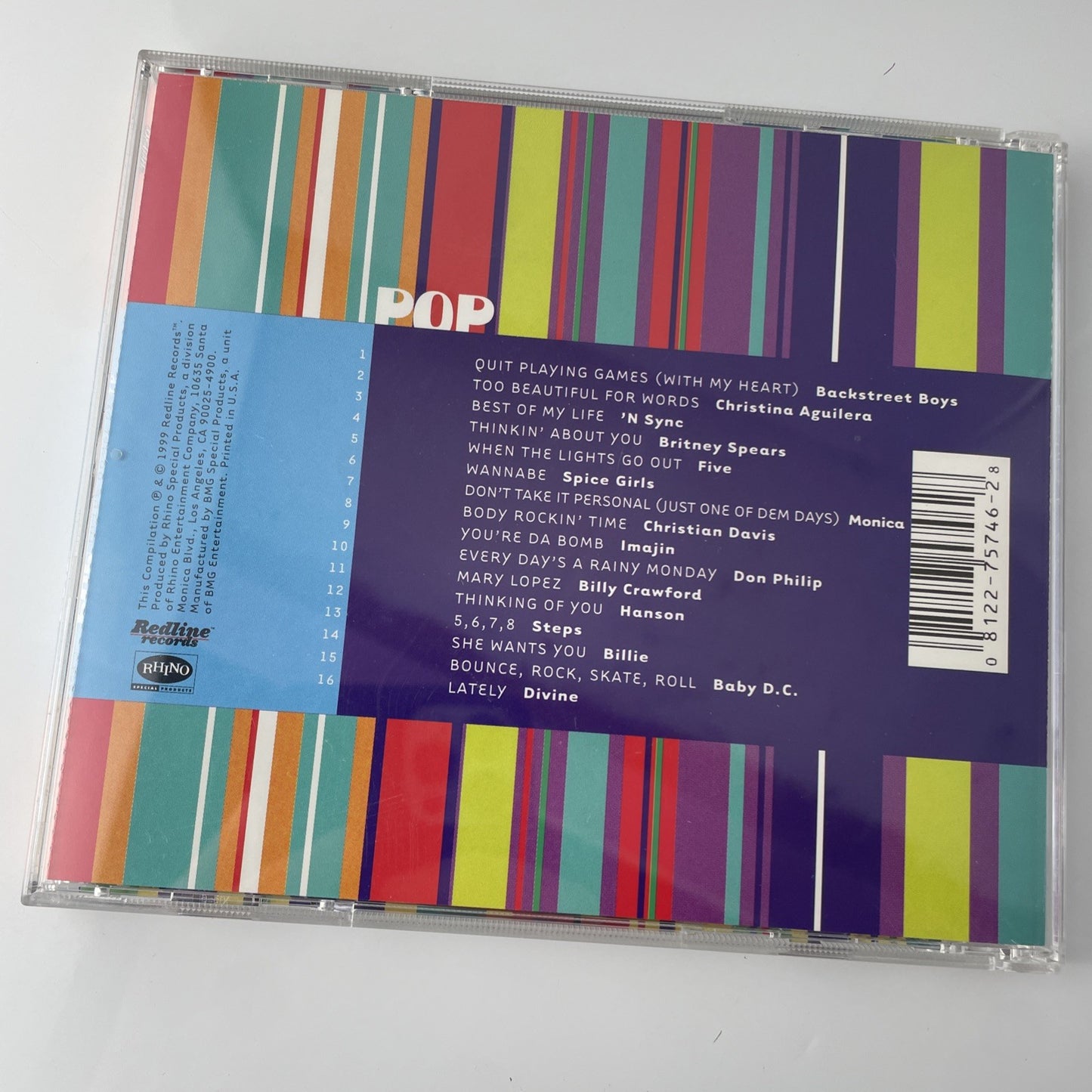 Pop to the Power of 16 on Rhino-See Photos for Track List! Y2k Compilation