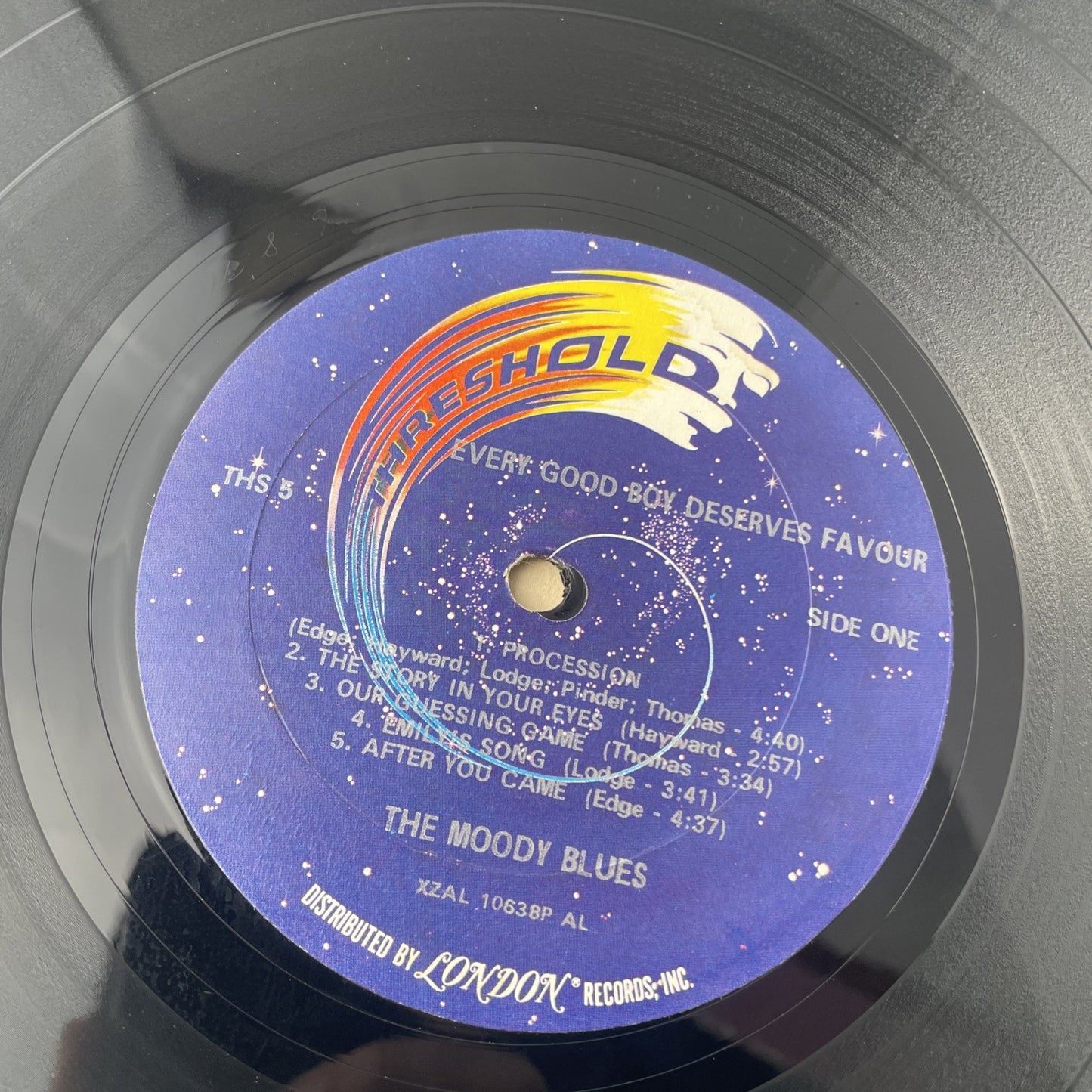The Moody Blues – Every Good Boy Deserves Favour  (VG+/VG+) Threshold #THS 5