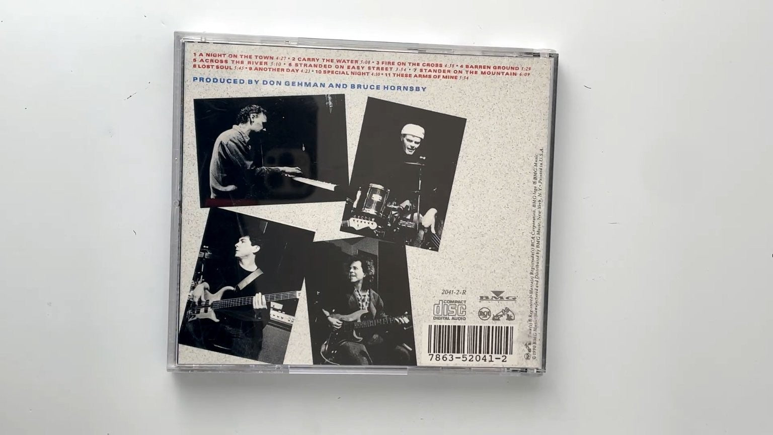 Bruce Hornsby & The Range - A Night On The Town CD 1990 Rock BMG