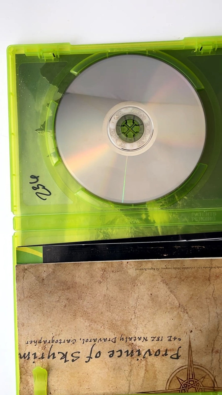 The Elder Scrolls V Skyrim Game of the Year Xbox 360 Video Game TESTED W MAP CIB