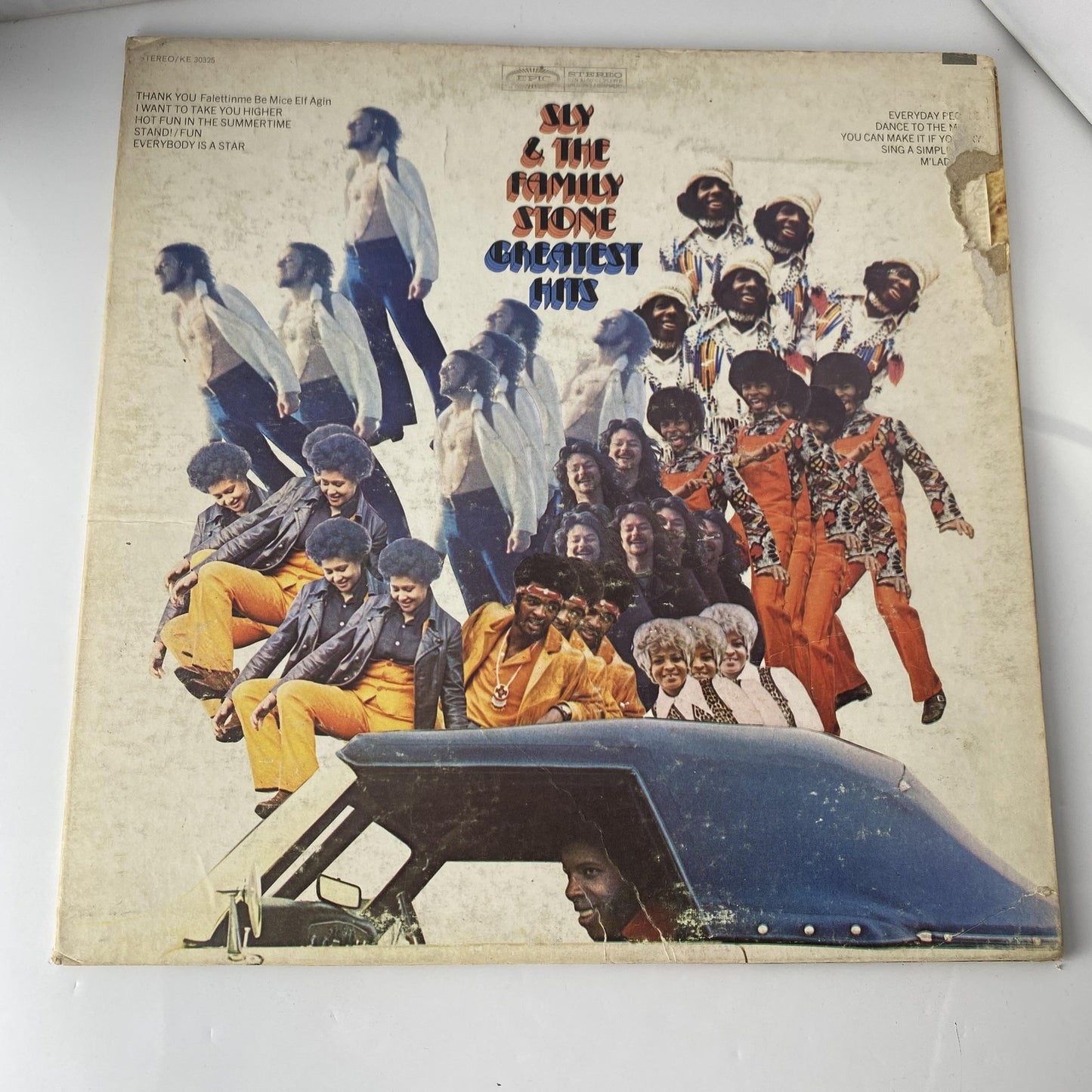 Vintage Sly & The Family Stone Greatest Hits 12" Black Vinyl LP 1970 Epic Funk