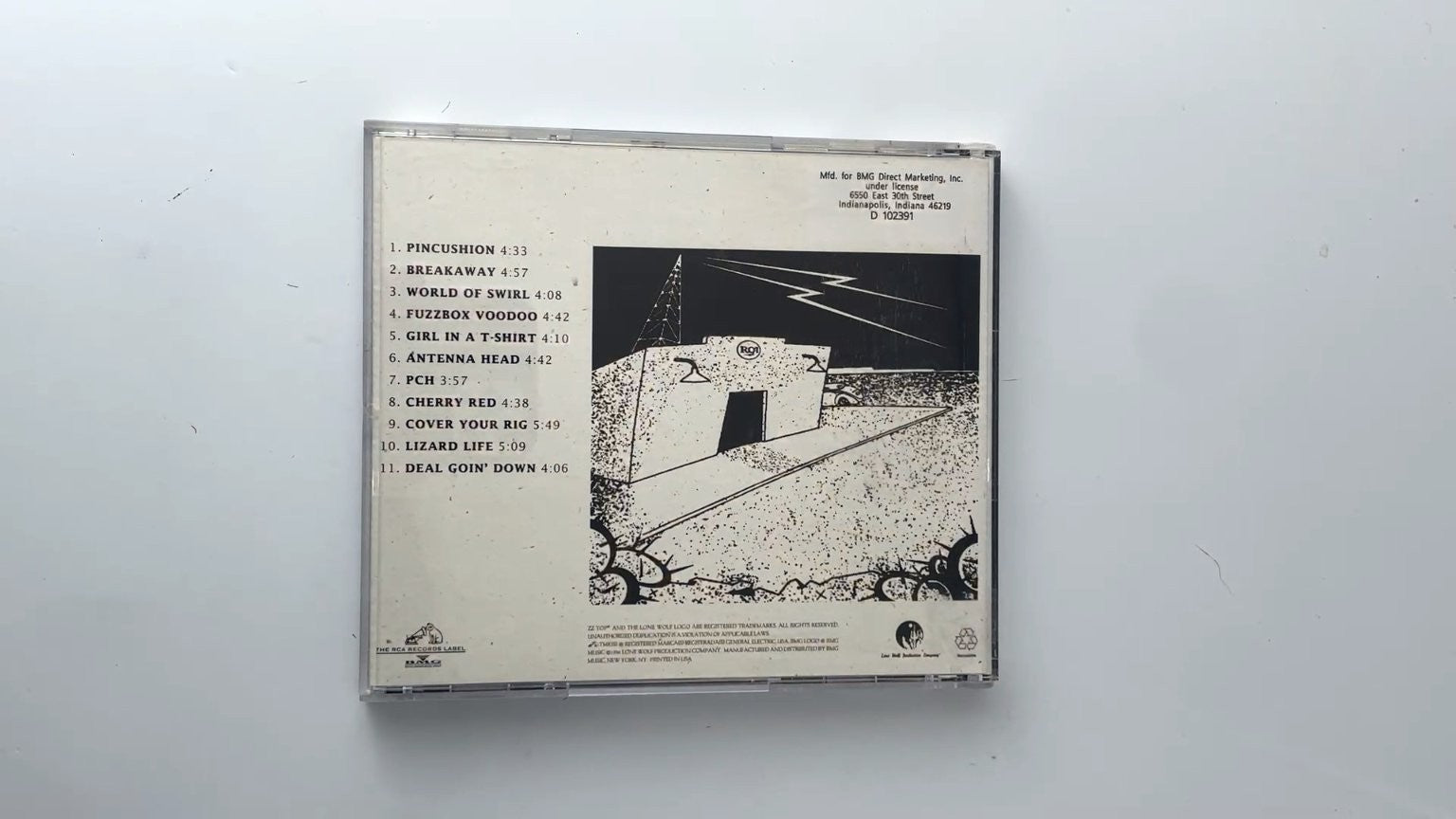 ZZ Top - Antenna CD 1994 Rock RCA Records Blues