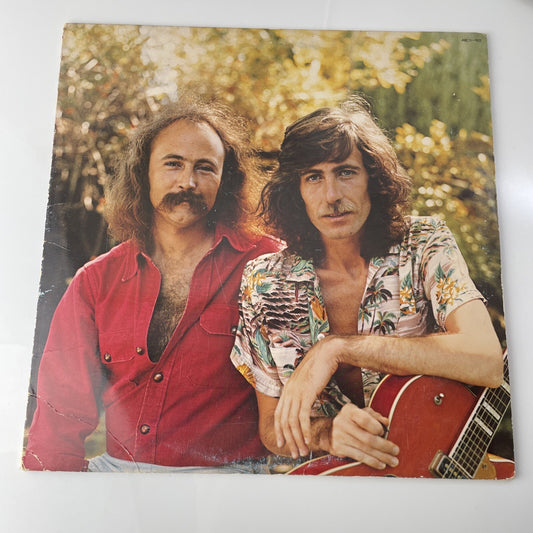 David Crosby Graham Nash ~ WIND ON THE WATER ~ 1975 Vinyl LP Record Album ~