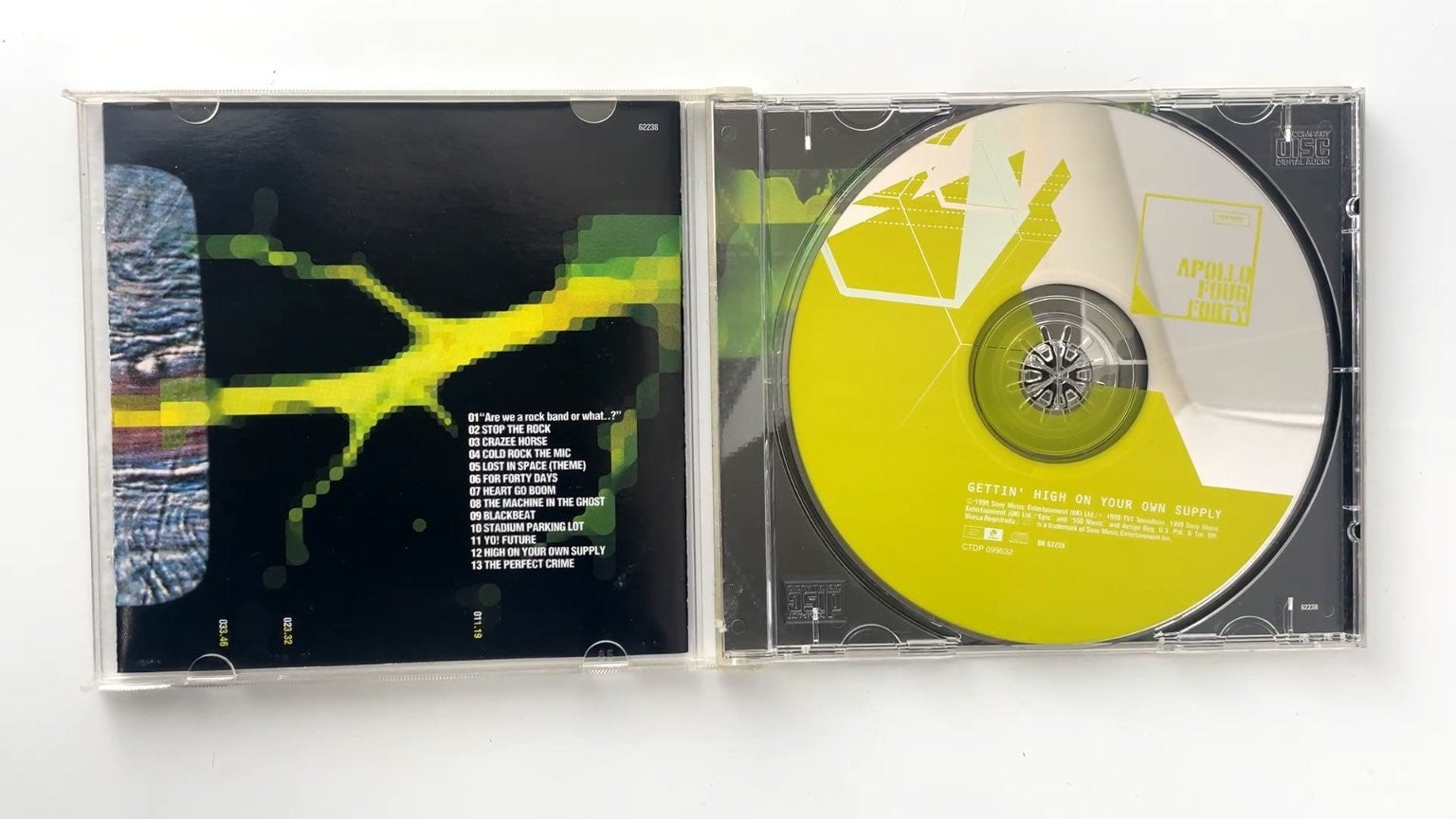 Apollo Four Forty - Gettin' High On Your Own Supply CD 1999 Alternative Epic