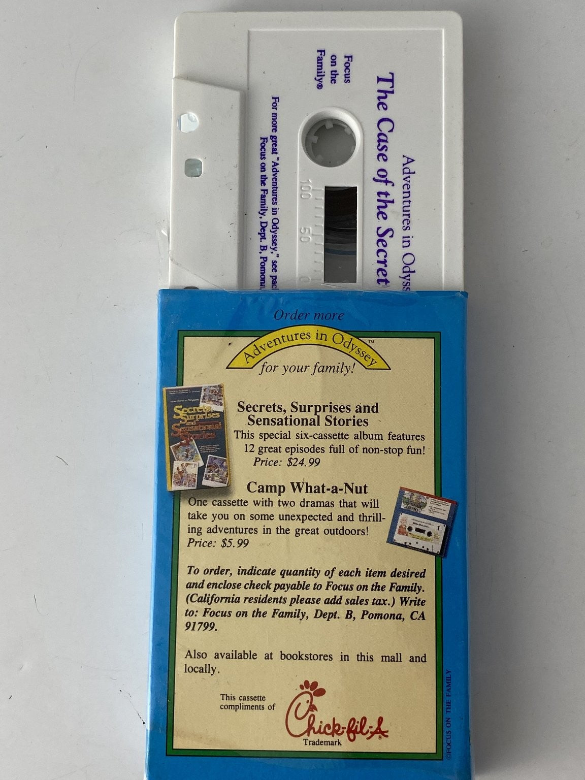 Adventures in Odyssey The Case of the Secret Room Part 2 Cassette Focus on the