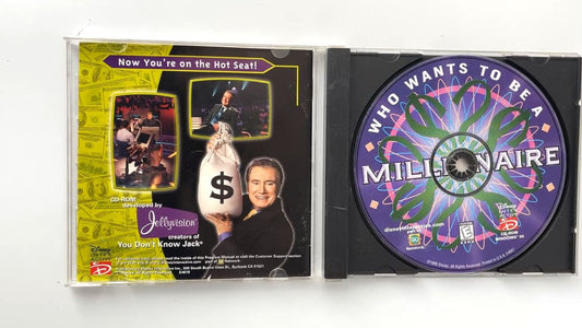 Who Wants to Be a Millionaire CD-ROM 1999 TV Show Quiz Game PC Disney
