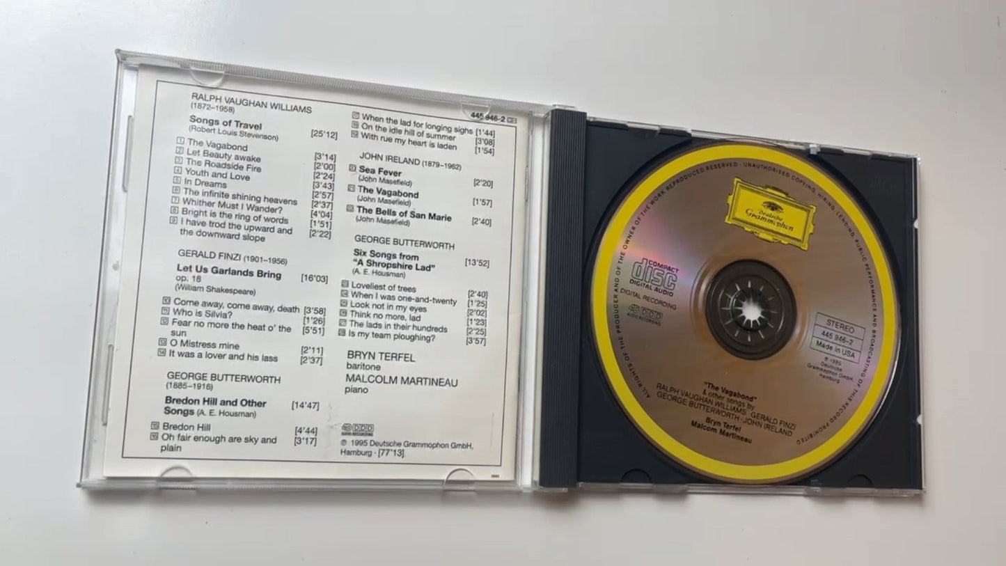 Bryn Terfel - The Vagabond CD 1995 Deutsche Grammophon Classical