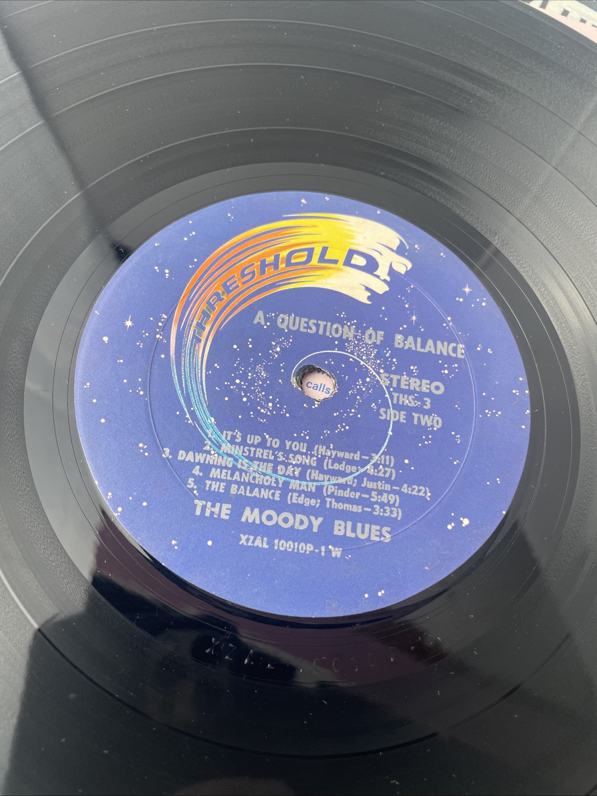 The Moody Blues - A Question Of Balance Vinyl LP - 1970 - Threshold THS 3 VG