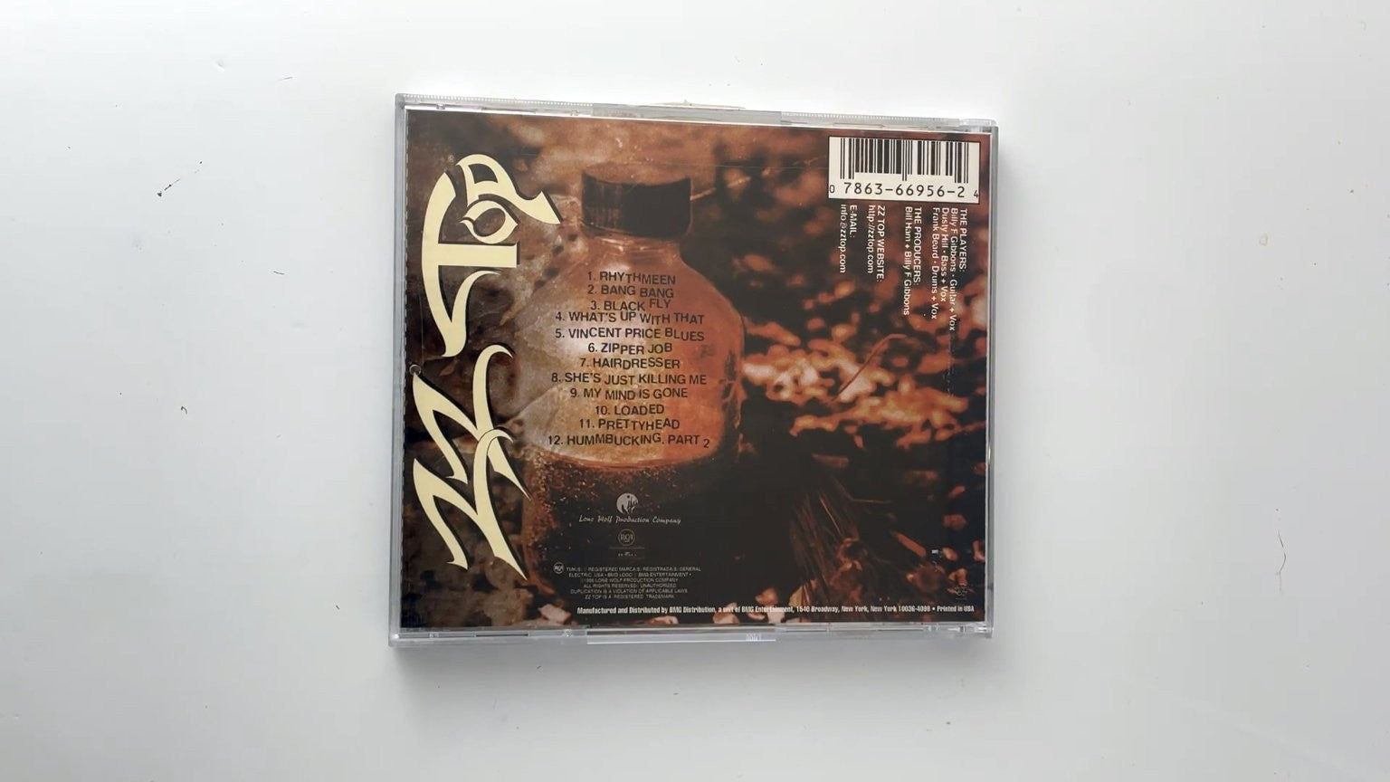 ZZ Top - Rhythmeen CD 1996 Blues Rock RCA 66596-2