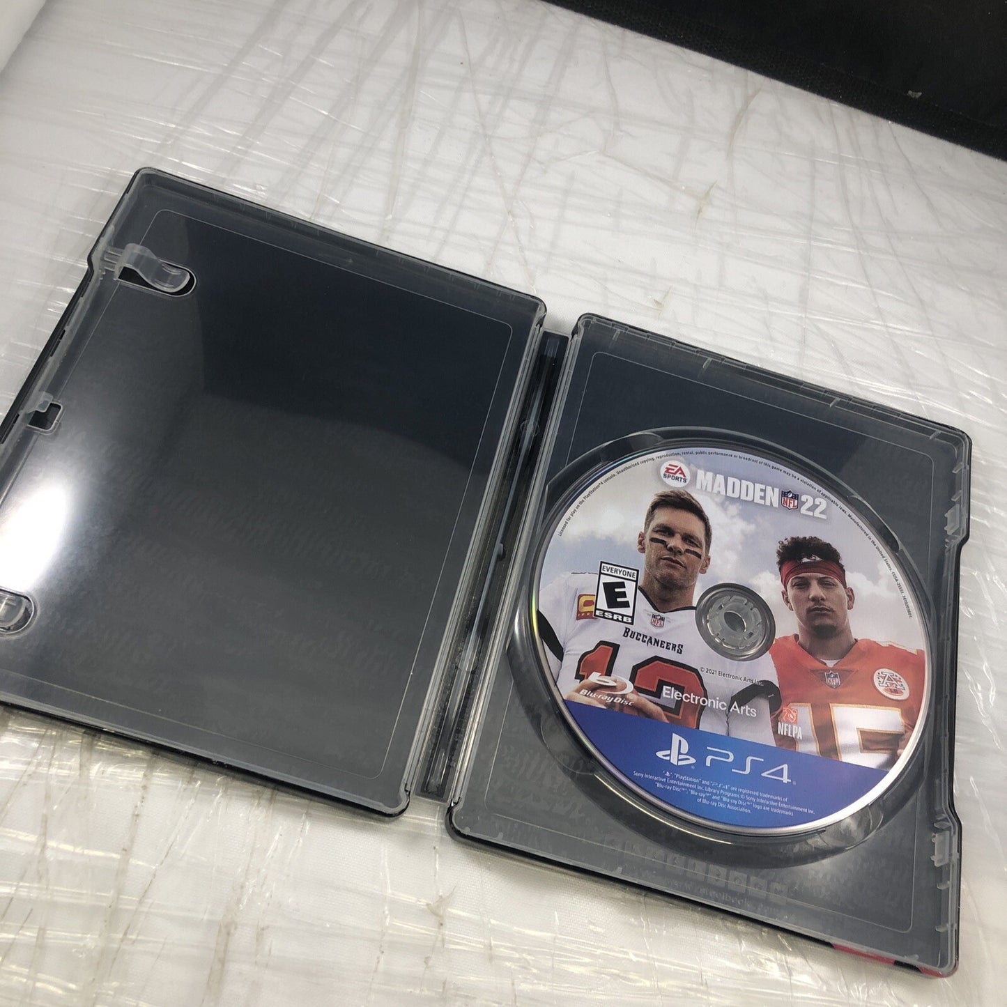 PS4 BO KNOWS LIMITED EDITION MADDEN 22 STEELBOOK TESTED - PRE-OWNED