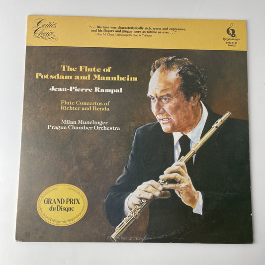 Jean Pierre Rampal The Flute Of Potsdam And Mannheim LP Vinyl Record Album