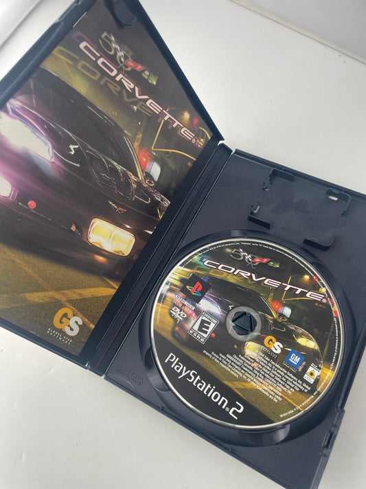 Corvette 50th Anniversary PlayStation 2 Video Game Racing Multiplayer