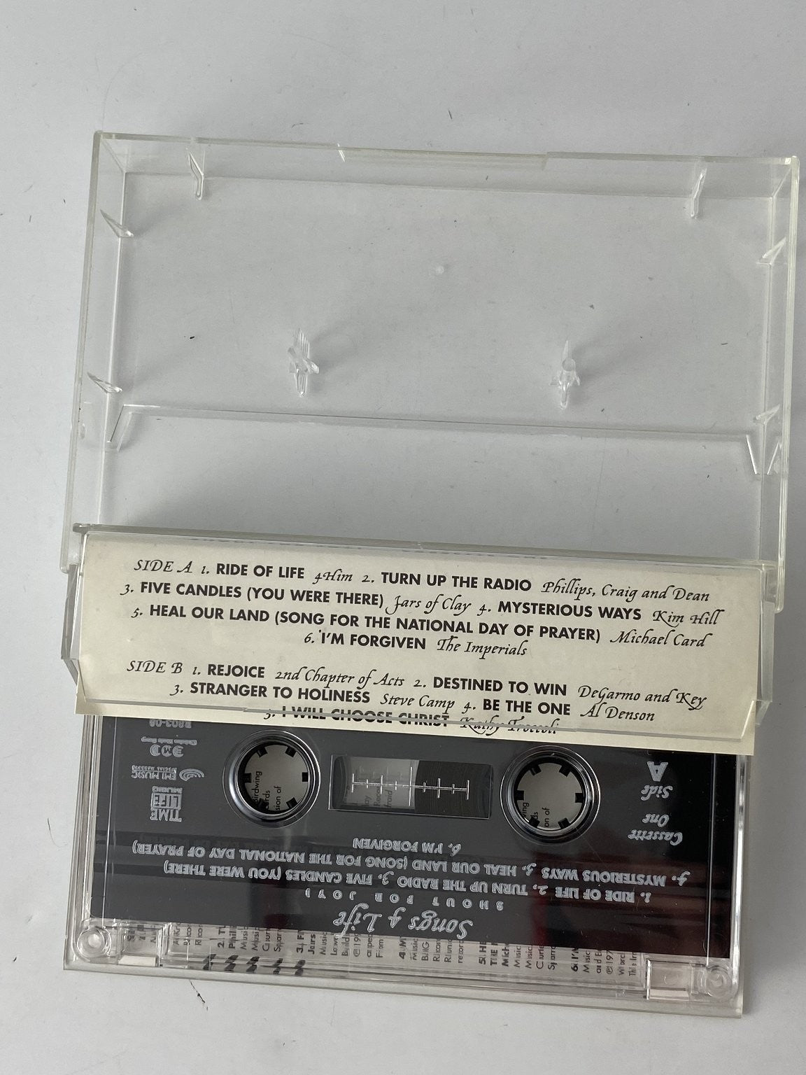 Songs 4 Life SHOUT FOR JOY! Cassette 1997 Time Life Music Compilation