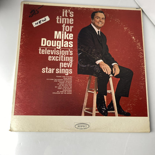 Vintage Mike Douglas Sings 12" Vinyl LP 1966 Epic Pop Vocal Promo Album