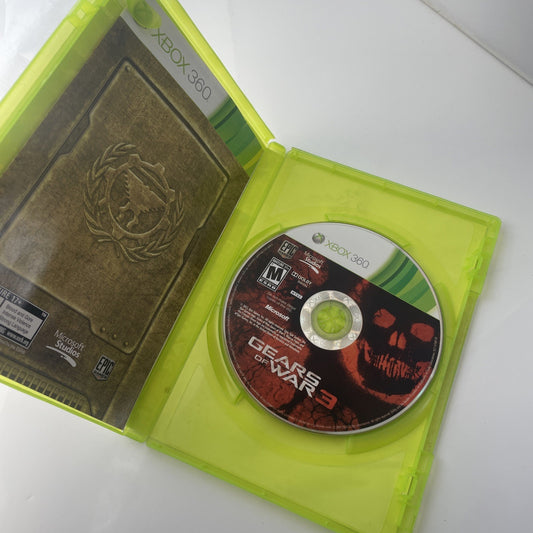 Gears of War 3 (Xbox 360, 2011) Cib Original Clean