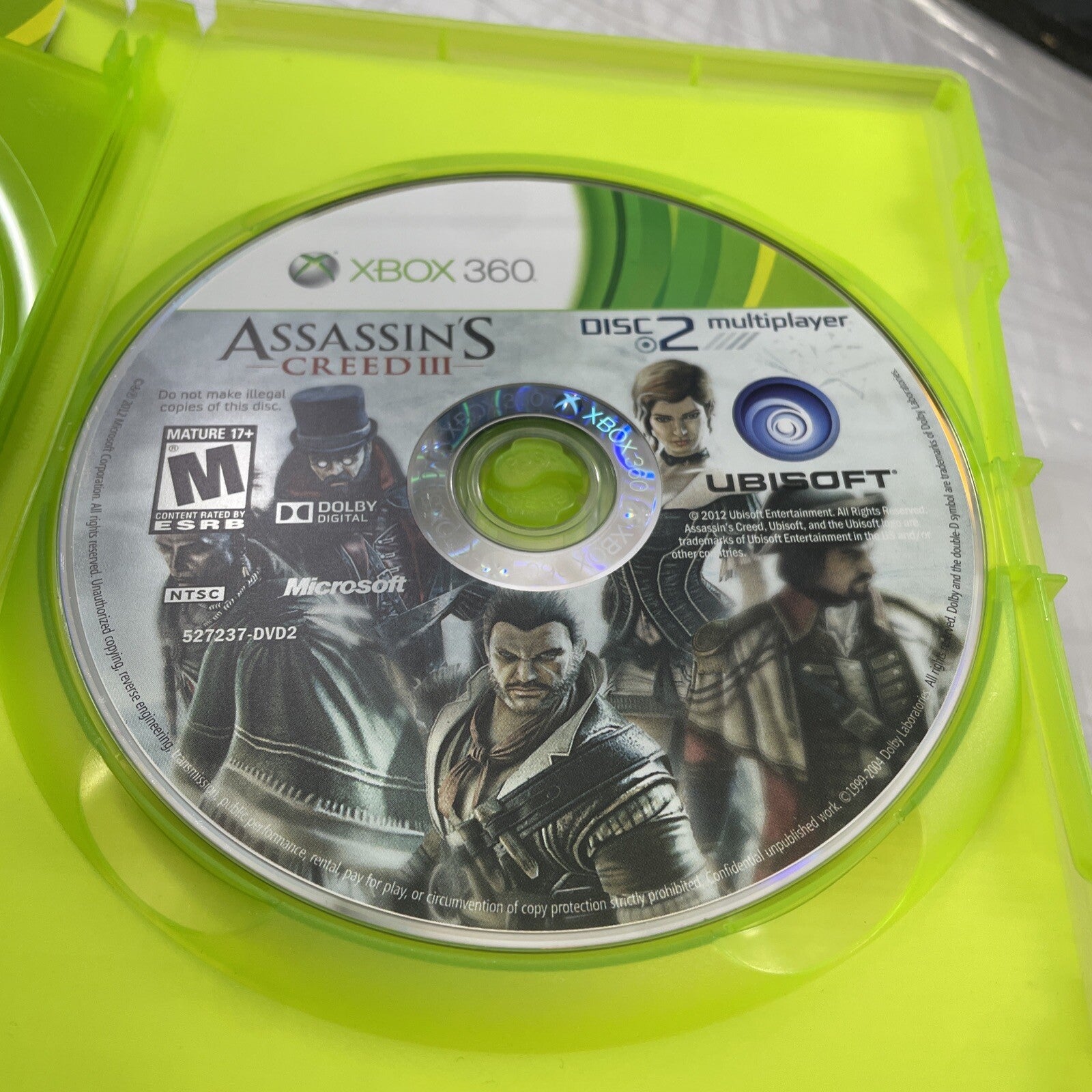 Assassin's Creed III (Microsoft Xbox 360, 2012) GameStop Edition VERY GOOD