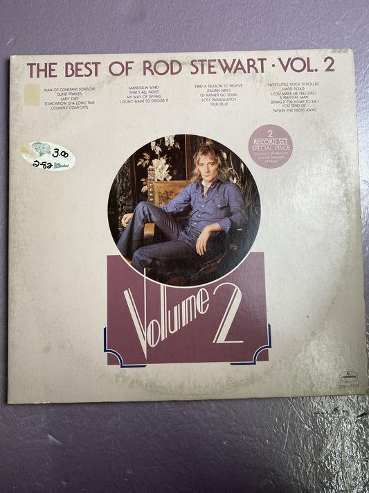 Vintage Rod Stewart The Best Of Rod Stewart Vol. 2 2LP Vinyl Mercury Rock Pop