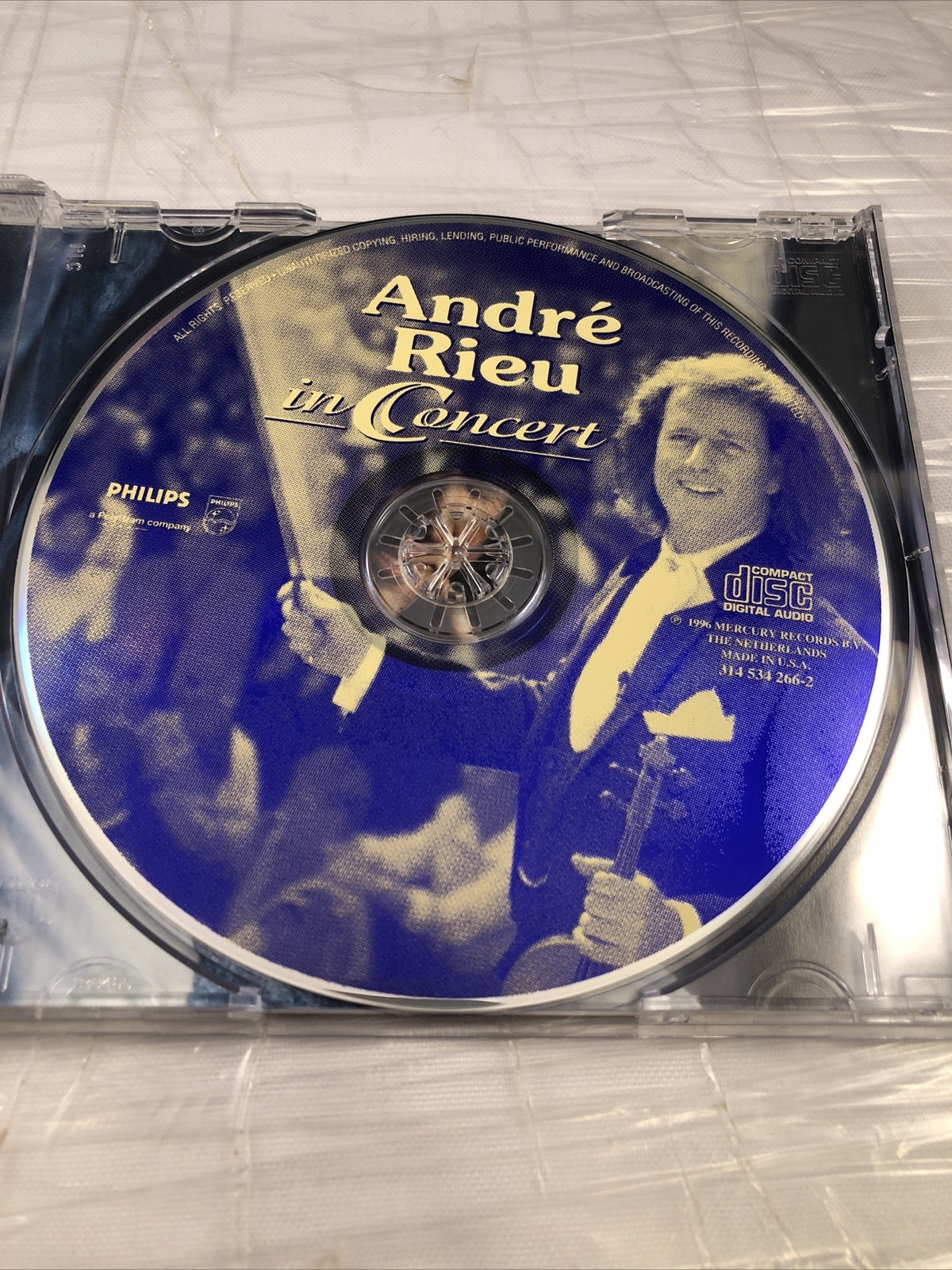 Andre Rieu In Concert - Audio CD Like New Music Violin Orchestral