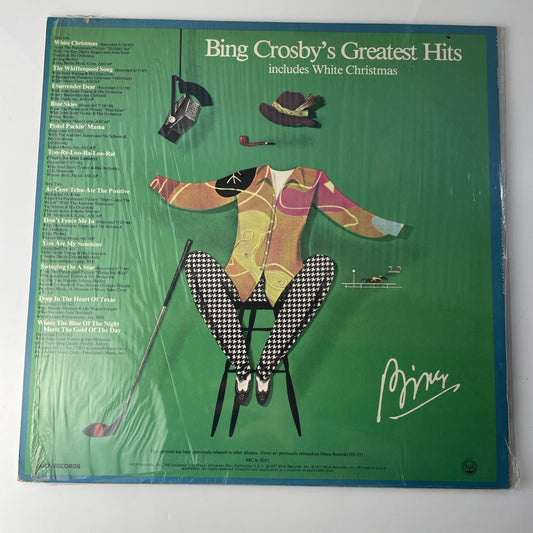 Bing Crosby's Greatest Hits includes White Christmas, MCA-37076, Vintage 1977 LP