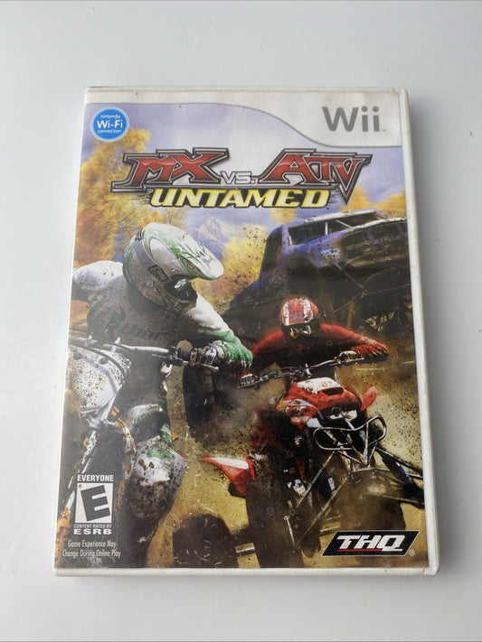 MX vs. ATV Untamed (Nintendo Wii, 2008) Complete CIB 