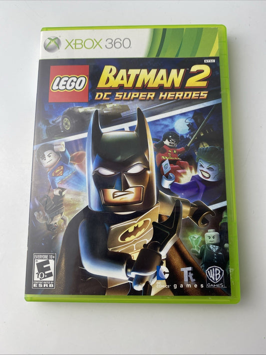 LEGO Batman 2: DC Super Heroes (Microsoft Xbox 360, 2012) CIB Complete W Manual