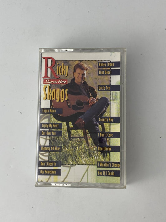 Ricky Skaggs Super Hits Cassette 1993 Epic Country Music Collection