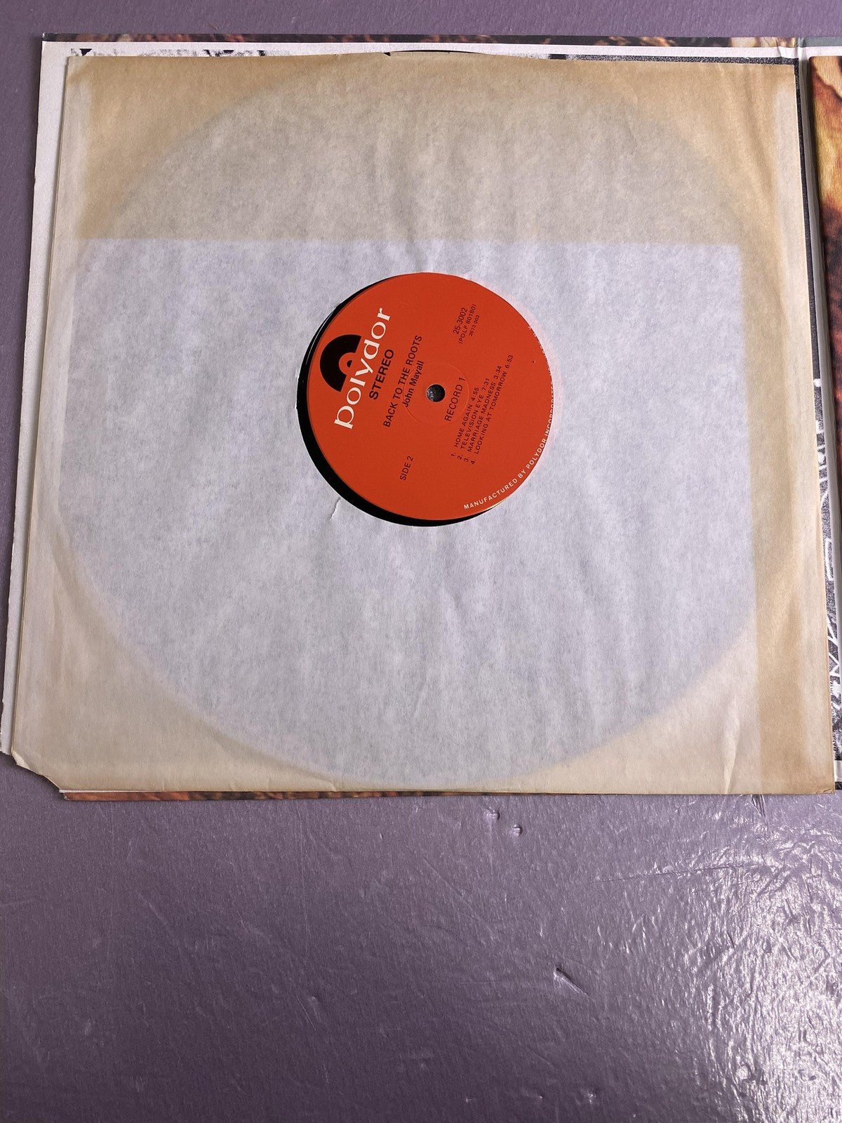 Vintage John Mayall Back To The Roots 2xLP Vinyl 1971 Polydor Blues Rock Album