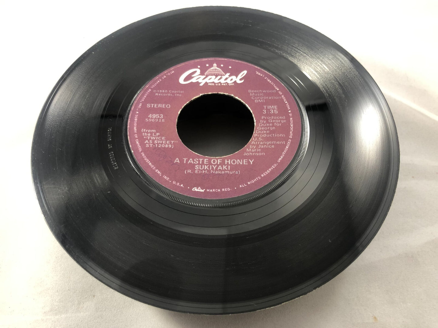 A TASTE OF HONEY Don't You Lead Me On 45 7" FUNK SOUL Record Vinyl 1980 VG