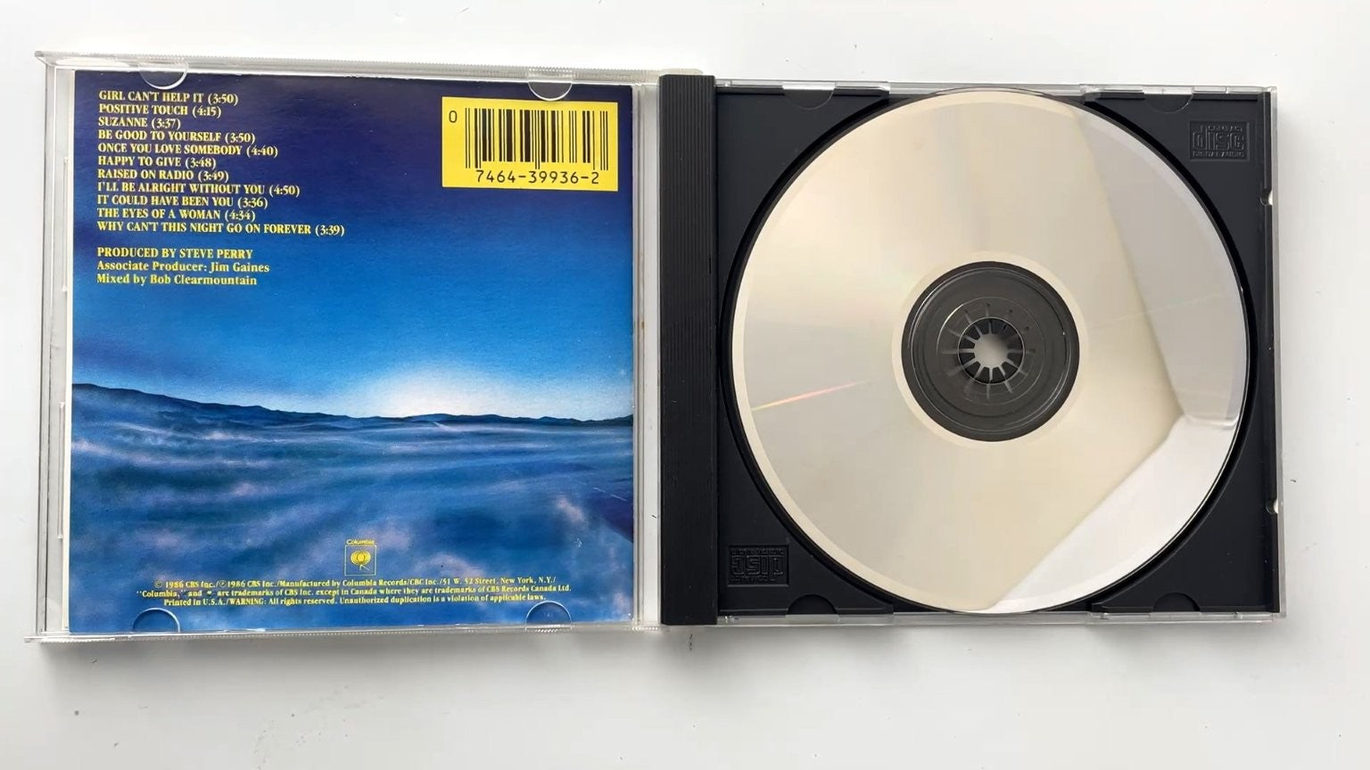 Journey - Raised on Radio CD 1986 Rock Columbia Label Classic Hits