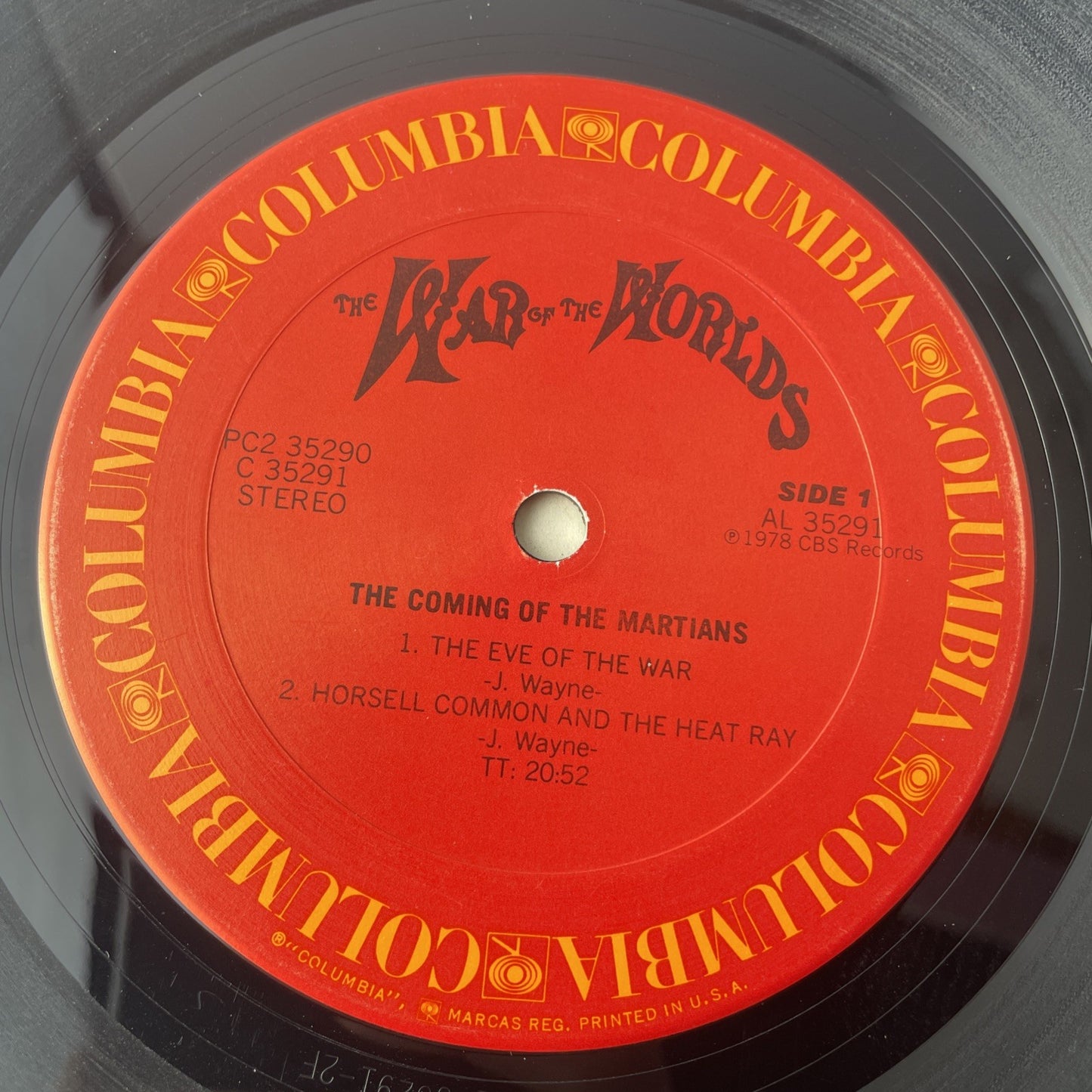 Jeff Wayne's Musical Version "War of the Worlds" Vinyl 2 LP 1978 With Booklet G