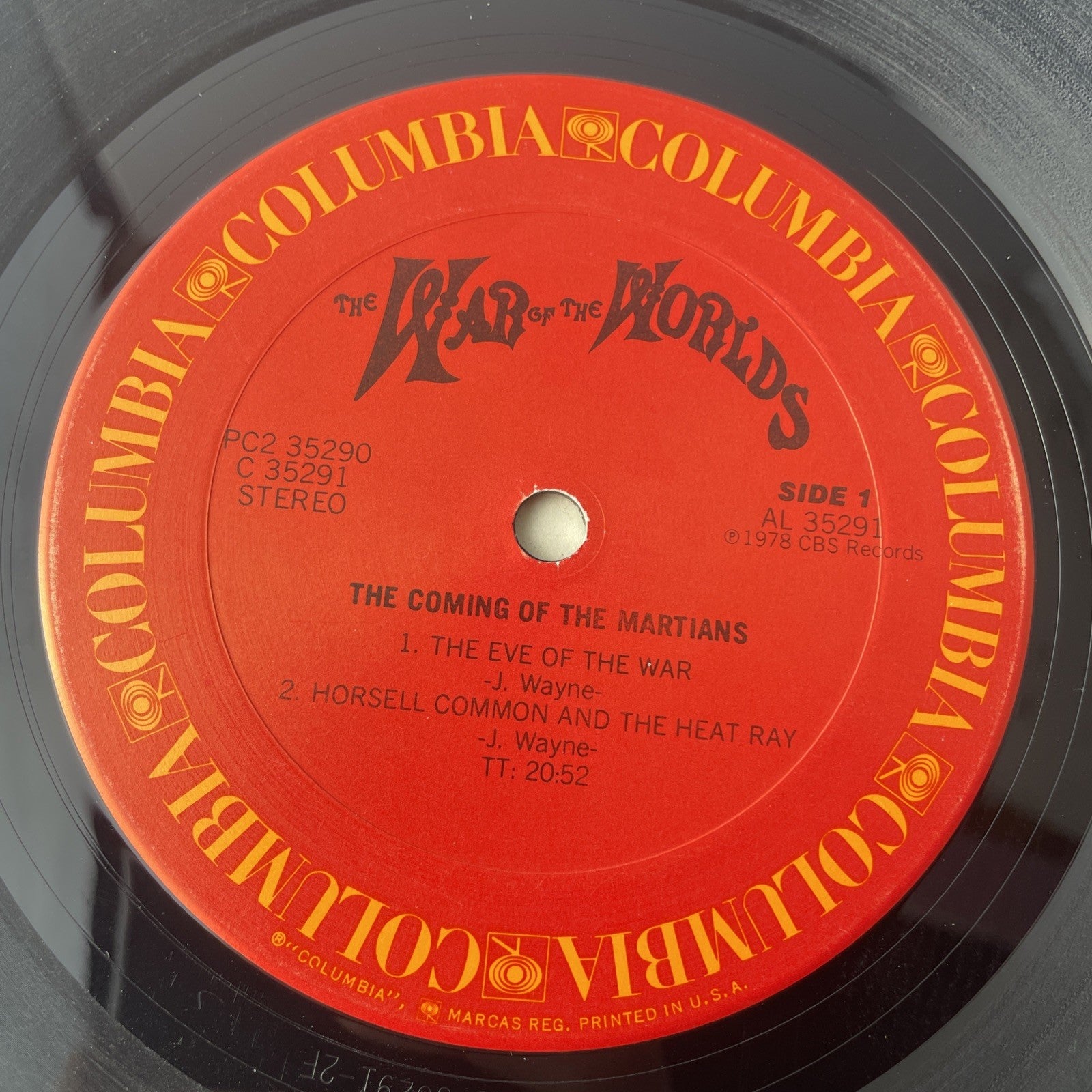 Jeff Wayne's Musical Version "War of the Worlds" Vinyl 2 LP 1978 With Booklet G