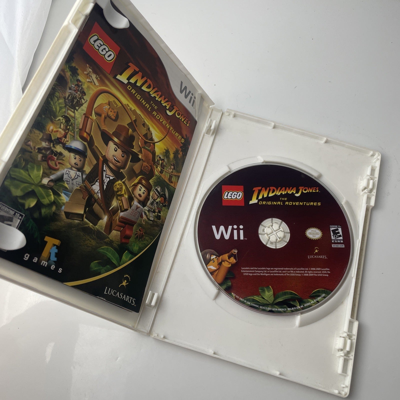LEGO Indiana Jones : The Original Adventures - Nintendo Wii - Complete w/ Manual
