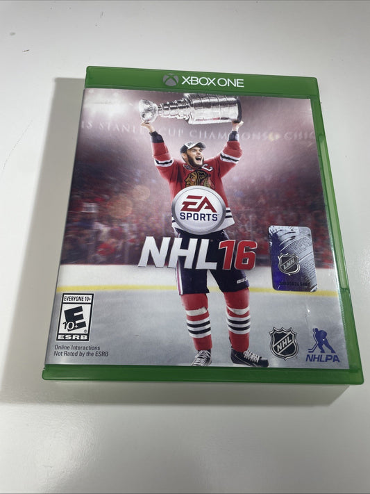 NHL 16 Microsoft Xbox One Game Complete CIB Tested XB1 Hockey Game 2016