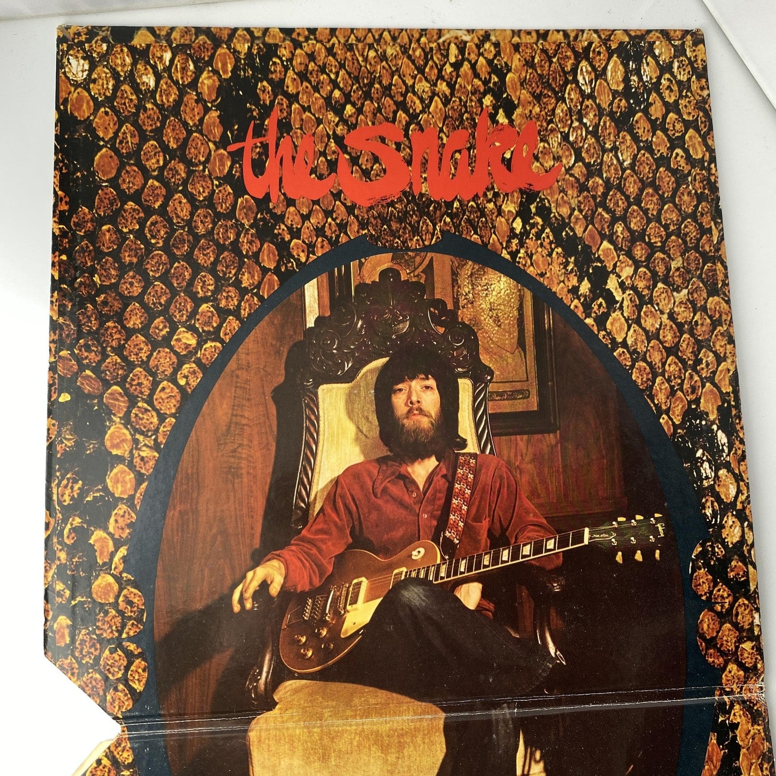 Vintage Harvey Mandel The Snake 12" Black Vinyl LP 1972 Janis Blues Rock Album