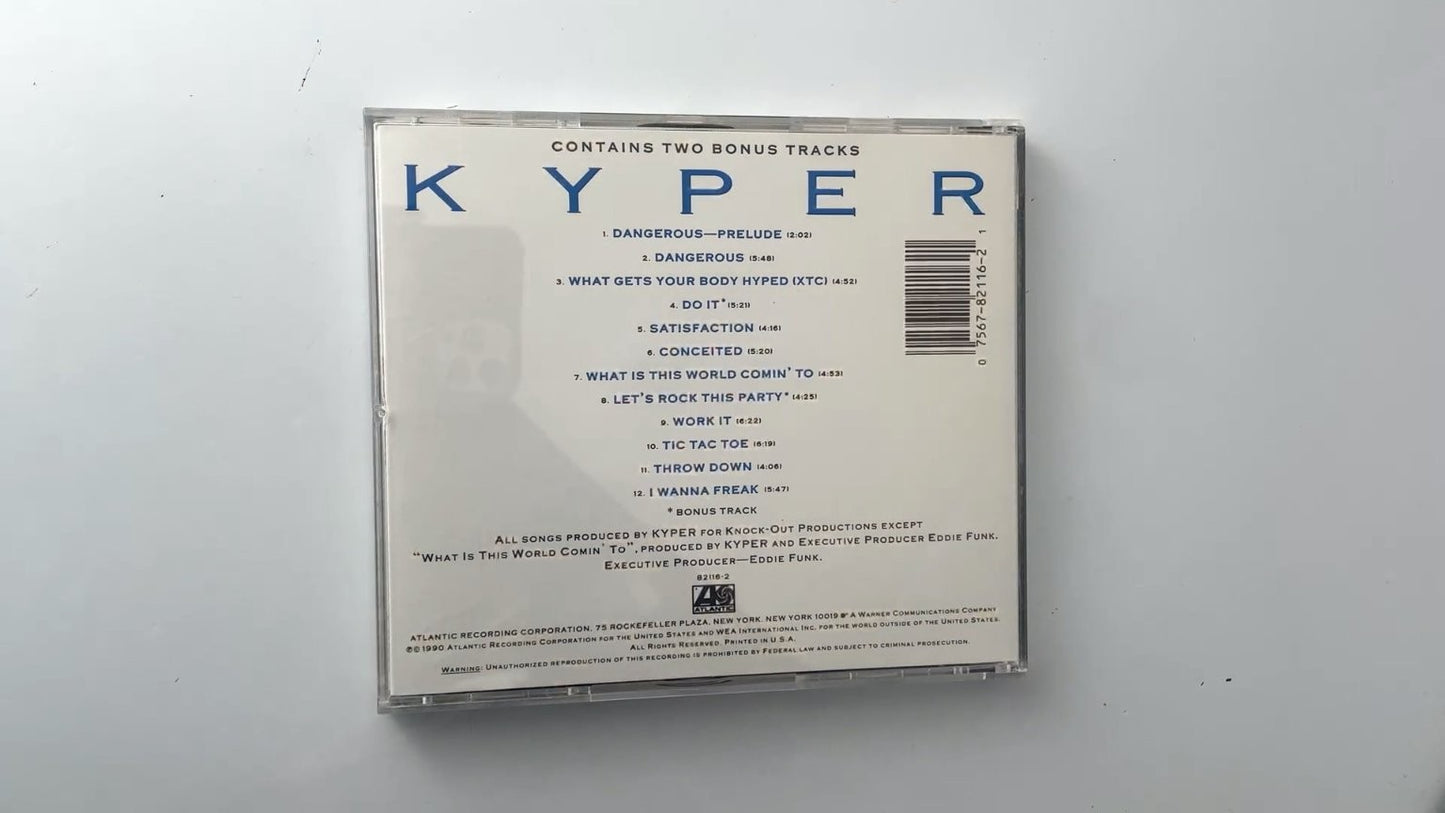 Kyper - Tic Tac Toe CD 1990 Includes Bonus Tracks Dance Atlantic