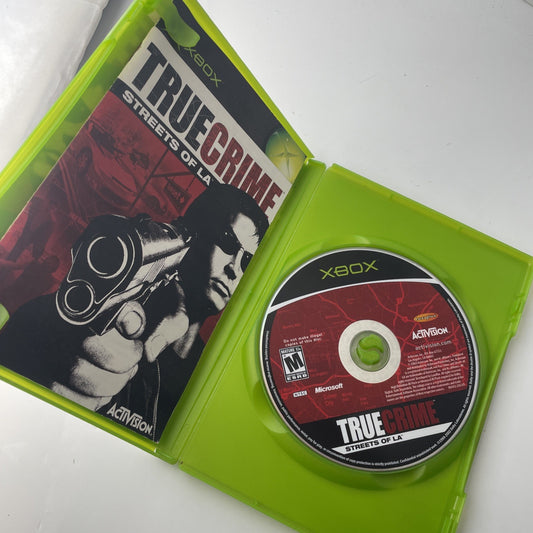 True Crime: Streets Of LA (Original Xbox) Black Label CIB COMPLETE & TESTED