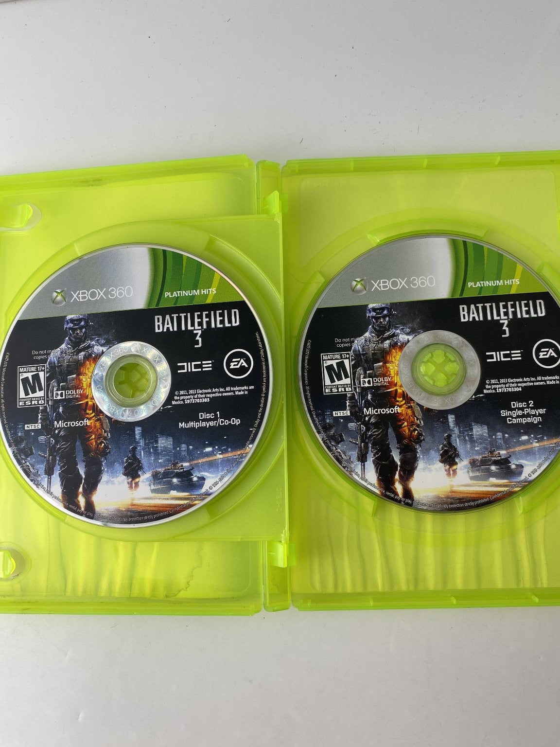 Battlefield 3 Platinum Hits Xbox 360 Video Game Multiplayer Co-op FPS