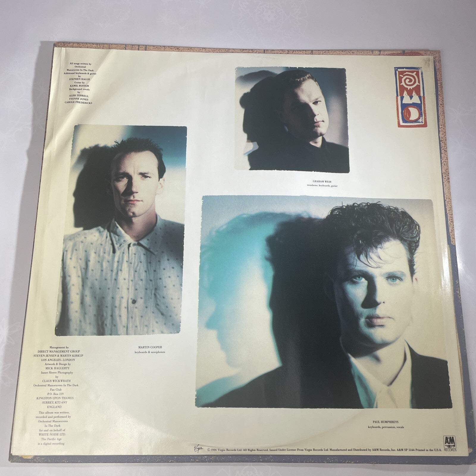 Orchestral Manoeuvres In The Dark The Pacific Age 1986 LP - Vinyl