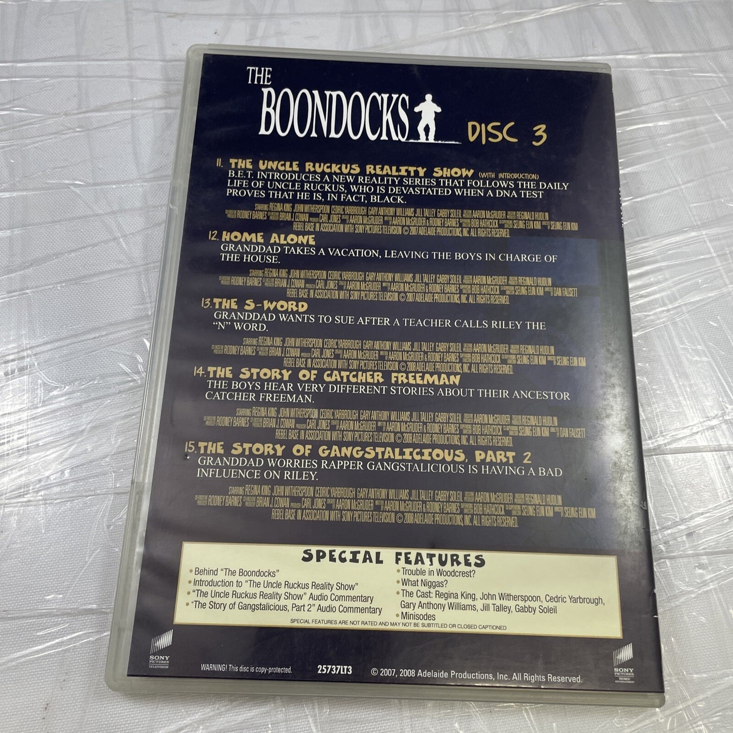 The Boondocks - Complete Second Season (DVD, 2008, Disc 3 ONLY Replacement