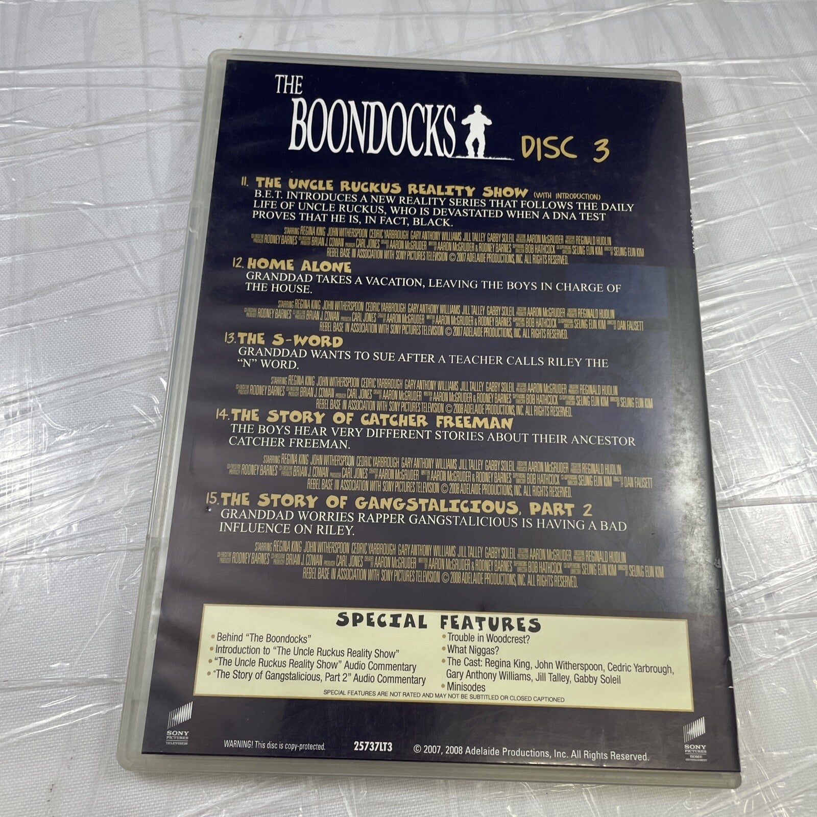The Boondocks - Complete Second Season (DVD, 2008, Disc 3 ONLY Replacement