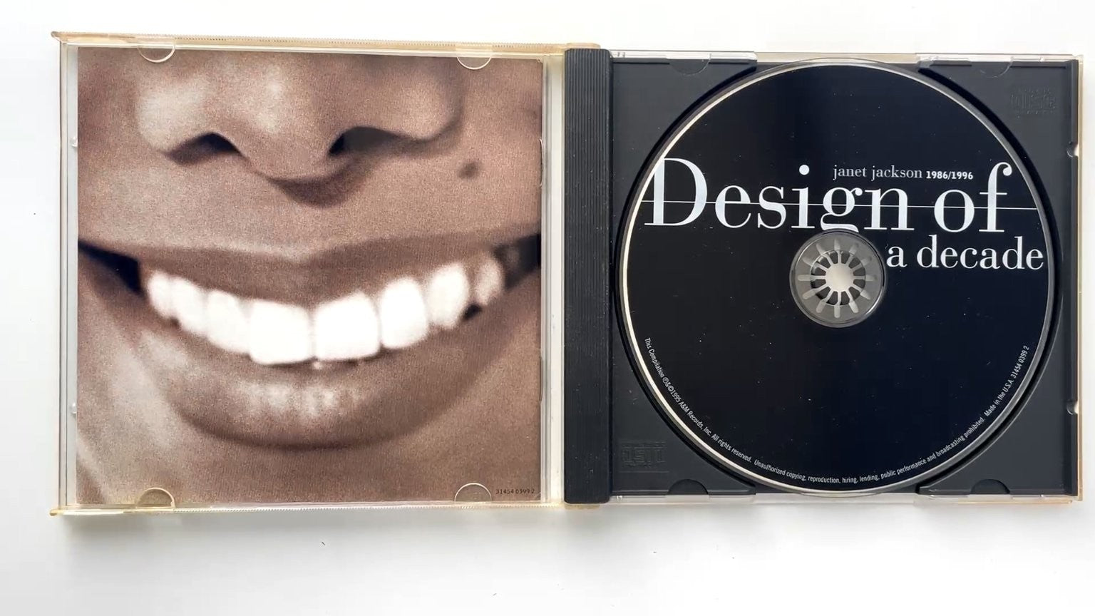 Janet Jackson - Design of a Decade CD 1996 Greatest Hits Pop R&B A&M