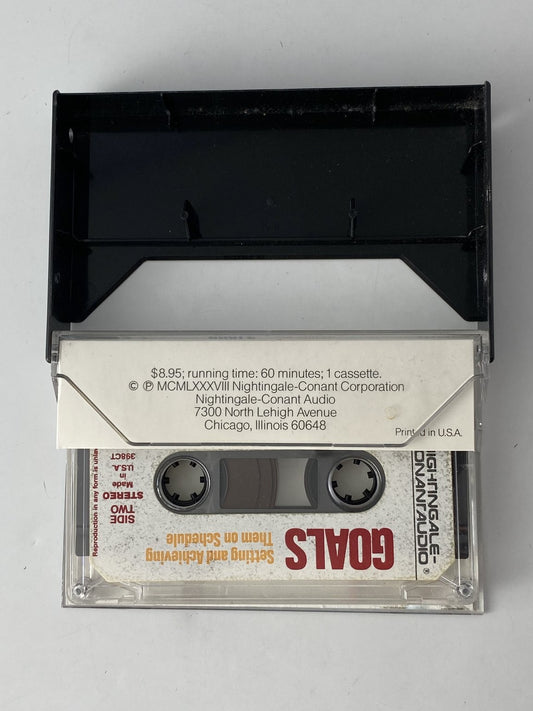 Zig Ziglar GOALS Setting & Achieving Them Cassette 1988 Nightingale-Conant Audio