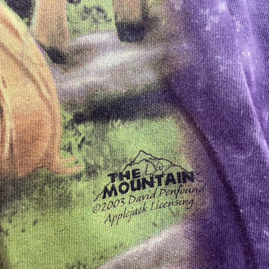 Vintage The Mountain Wolves Shirt Mens XL Tie Dye Native Graphic Art 2005 00s