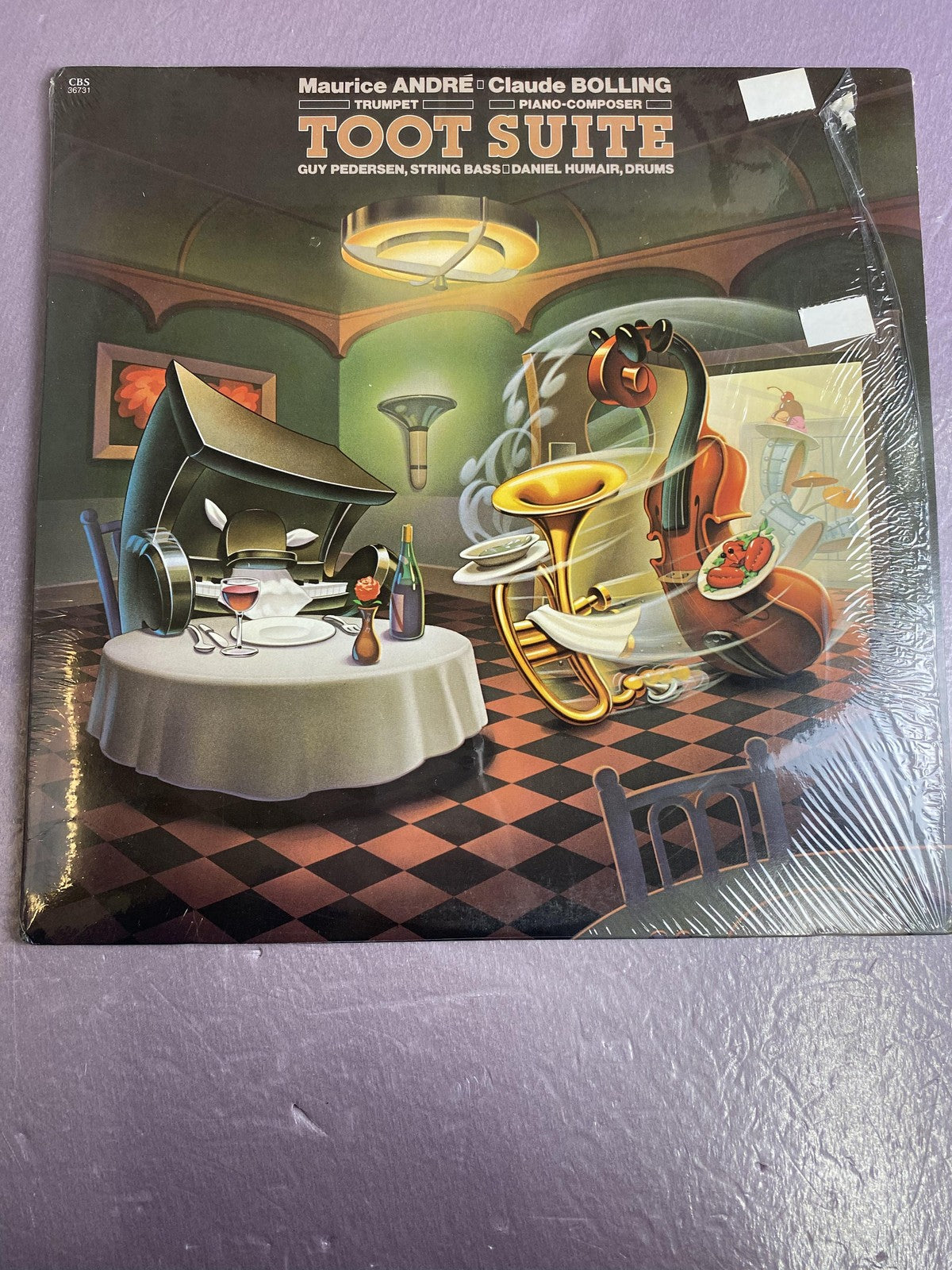Vintage Maurice André Claude Bolling Toot Suite 12" Black Vinyl LP CBS Jazz