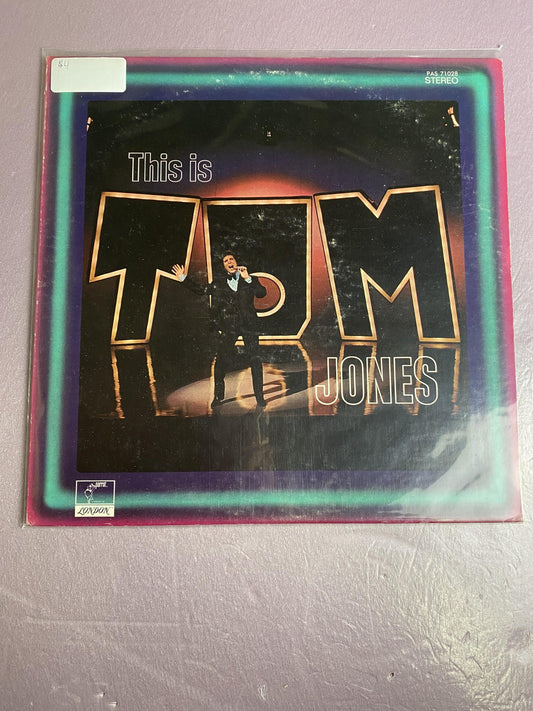 Vintage Tom Jones This Is Tom Jones Vinyl LP 1969 Parrot PAS 71028 Pop Vocal